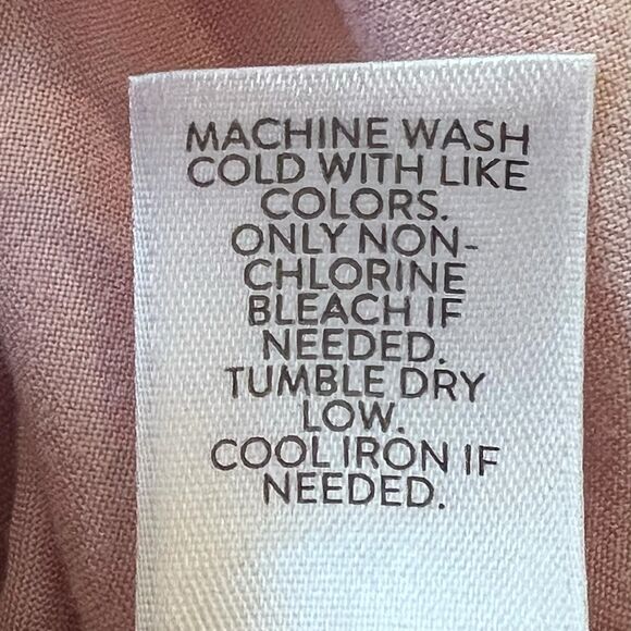 J. Jill Pink V-Neck Lace-Up Tunic, Medium - Picture 5 of 8